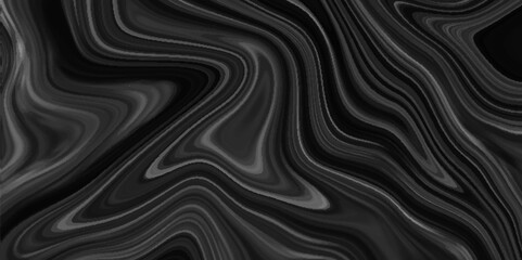 Black luxury background with liquid marble effect, abstract acrylic painted wave liquid background with stains, black marble texture background for creative design.
