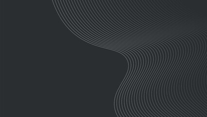 Abstract wavy line background, wavy pattern, stylish line art and web background design