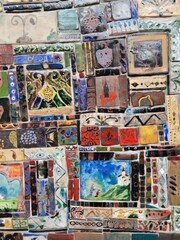 Fototapeta premium mosaic of the wall