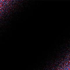 Red and blue shiny glitter vector pattern. Photo frame. Eps 10