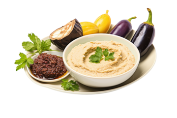 Mint, green onion and basil leaves arranged in a row on a white background. Showing the dew drops on the leaves