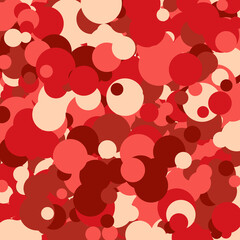 Explosion of red shiny shapes. holiday background. Eps 10