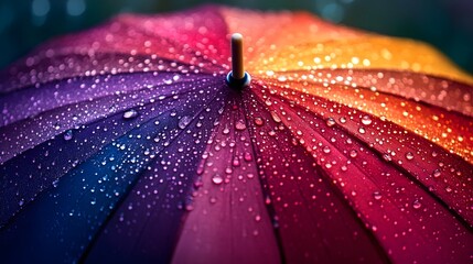 Colorful Umbrellas, Abstract Image, Texture, Background for, Wallpaper, Cover and Screen of Smartphone, PC, Laptop, 9:16 and 16:9 Format