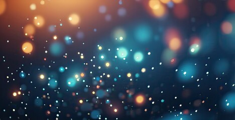 Abstract background glitter bokeh lights, created by ai generated