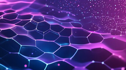 Fototapeta premium Transparent Graphene Sheets and Material Flexibility Illustrated in Futuristic Abstract Design