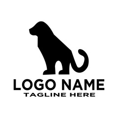 Dog logo icon vector template.