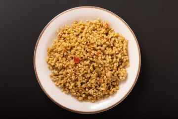 ［トルコ料理］ブルグルピラフ（挽き割り小麦のピラフ）