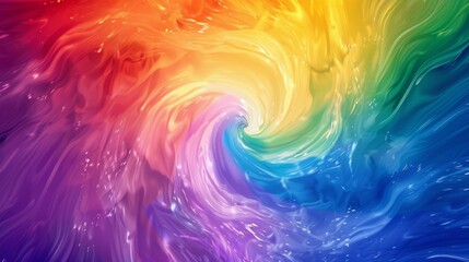Fototapeta premium A swirling blend of colors captivating the viewer 
