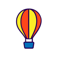 Naklejka premium air balloon icon design