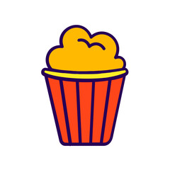 popcorn icon design