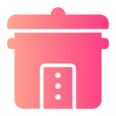 rice cooker gradient icon