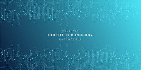 Blue abstract technology background. business technology communication. Hi tech digital connection. high tech. science. modern technology business concept. futuristic background. vector illustration