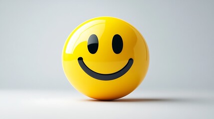 Blissful Smiley - High-Definition Vector Design of Pure Euphoria, Joyful Expression on a Clean White Background