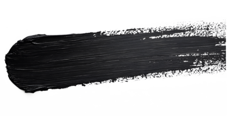 Black paint brush. Paint Brush, ink brush, brush strokes, grungy paint brush. Grungy texture brush.