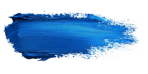 Blue paint brush stroke. Blue paint brush. Paint Brush, ink brush, brush strokes, grungy paint brush. Grungy texture brush.