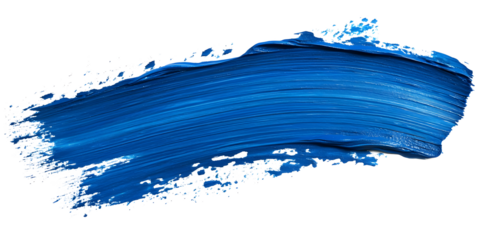 Blue paint brush. Paint Brush, ink brush, brush strokes, grungy paint brush. Grungy texture brush.