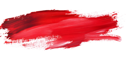 Artistic red paint brush. Paint Brush, ink brush, brush strokes, grungy paint brush. Grungy texture brush.