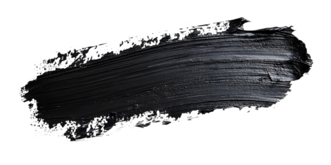 Black paint brush. Paint Brush, ink brush, brush strokes, grungy paint brush. Grungy texture brush.