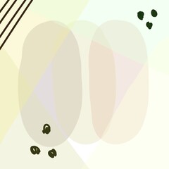 Abstract figure light background hand drawn, pastel colors, gentle gradients