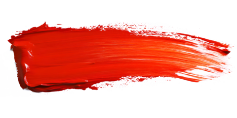 Red paint brush. Paint Brush, ink brush, brush strokes, grungy paint brush. Grungy texture brush.
