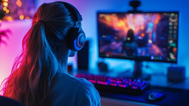 A streamer engaging with fans during a live broadcast, with chat messages and emotes filling the screen