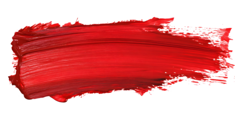 Red paint brush. Paint Brush, ink brush, brush strokes, grungy paint brush. Grungy texture brush.