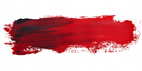 Red paint brush. Paint Brush, ink brush, brush strokes, grungy paint brush. Grungy texture brush.