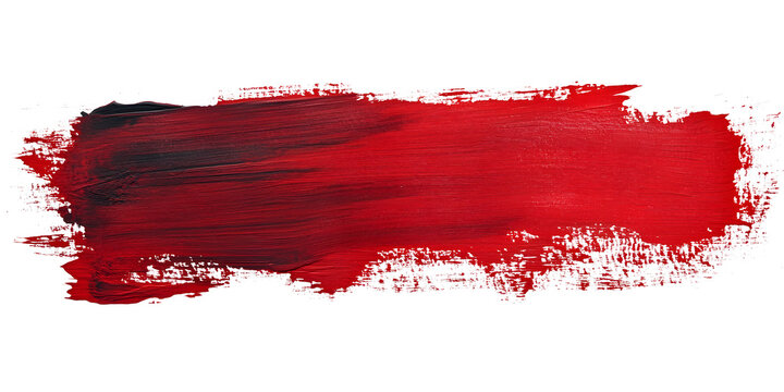 Red paint brush. Paint Brush, ink brush, brush strokes, grungy paint brush. Grungy texture brush.