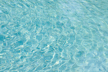 abstract blue color water wave in swimming pool pure natural swirl pattern texture