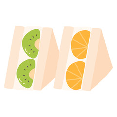 Japanese Fruit Sandwiches Vegan Cream Cheese