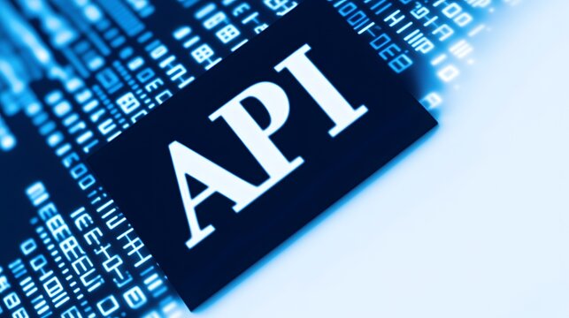 APY Monogram: A sleek APY letter design&mdash;technology logo on a white backdrop. Perfect for startups or businesses in the tech industry. "API" ,isolate on white background 