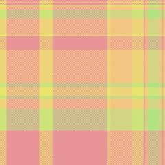 Textile vector background of fabric seamless pattern with a plaid texture tartan check.