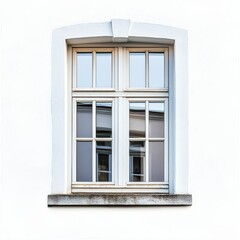 Obraz premium White window on wall