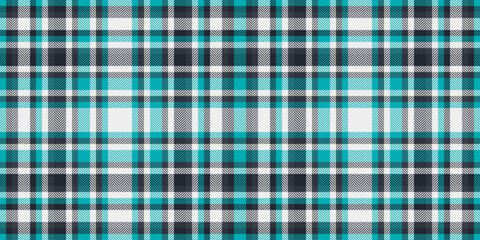 Furniture seamless pattern texture, indoor tartan vector background. Mixed fabric check textile plaid in dark and white colors.