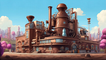 Whimsical Willy Wonka Illustration