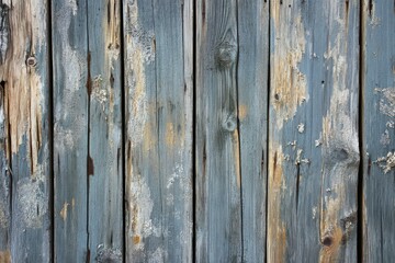 Fototapeta premium Weathered Gray Wooden Planks with Flaking Paint