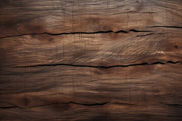 Processed collage of old cracked brown wood material texture. Background for banner, backdrop