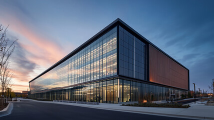 Fototapeta premium Transformative Convention Center: Revitalizing Urban Space through Sustainable Design