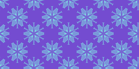 cute snowflake flower seamless pattern design, cute snowflake, cute flower, cute seamless texture