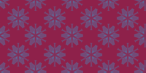 cute snowflake flower seamless pattern design, cute snowflake, cute flower, cute seamless texture