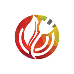 Colorful Eco-Friendly Energy Logo Design Illustration