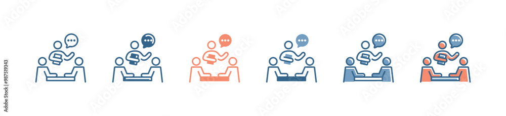 Aufkleber conference workshop skill training icon vector business presentation classroom human resource develo