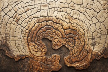 Abstract Pattern of Cracked and Textured Surface