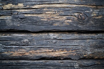 Weathered and Knotty Wood Grain Texture