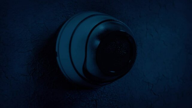 Burglar Spraypaints CCTV Camera During Robbery
