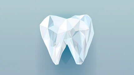 Crystallized teeth illustration