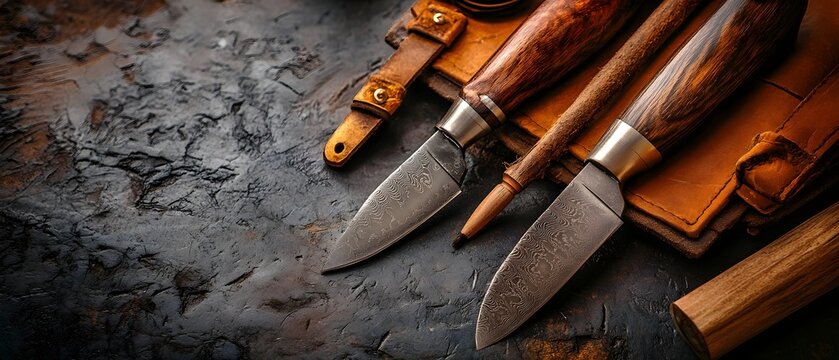 Mastery in Precision Craftsmanship Showcasing the Highest Level of Expertise in Creating Custom Made Precise Artisanal Products  Photography Concept with Copy Space for Text