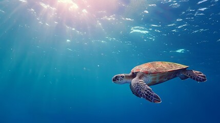 Underwater Wonders: Exploring the Great Barrier Reef with a Sea Turtle"