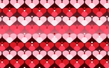 Heart pattern background. Red and pink hearts pattern background, perfect for Valentine's Day, love, romance, and wedding designs.