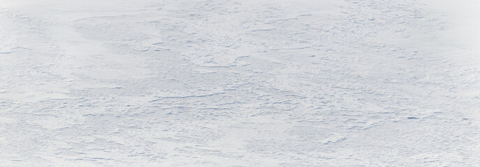 Snow texture, snow cover with uneven surface